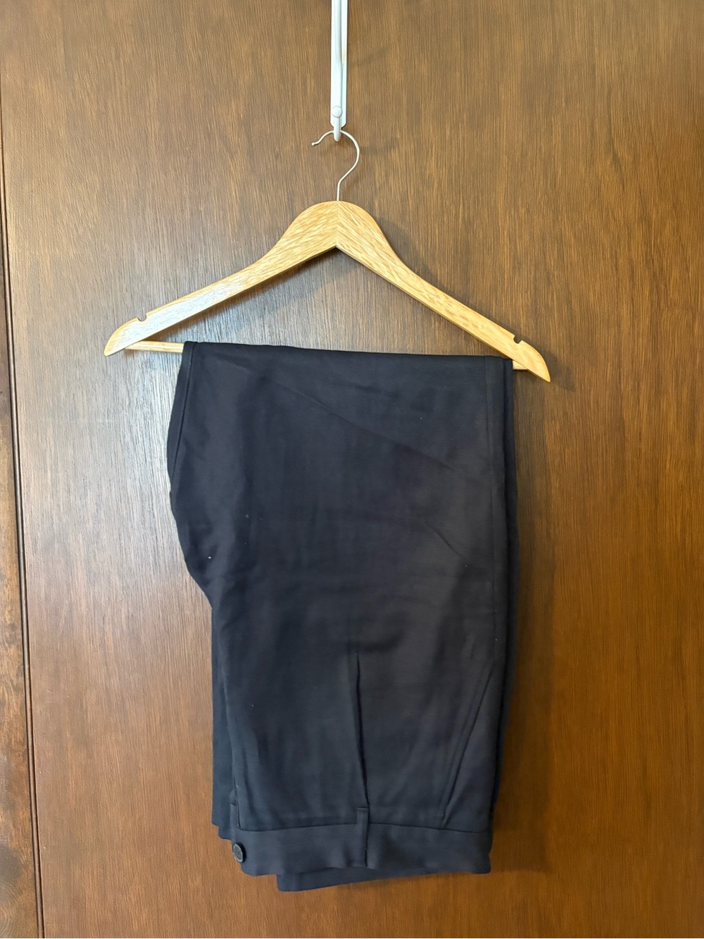 Madewell Men’s Pleated Trousers Italian Cotton Twill Dark Navy 36x31